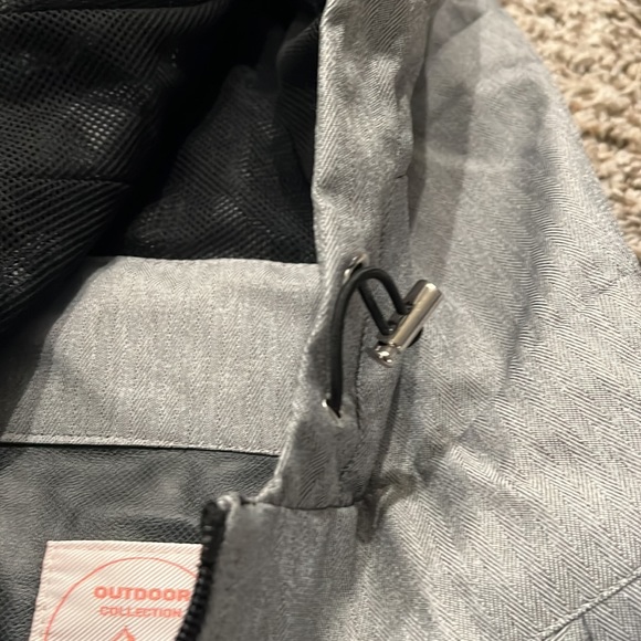 Outdoor Collection By 26 International Gray Jacket with Hood - Picture 11 of 13